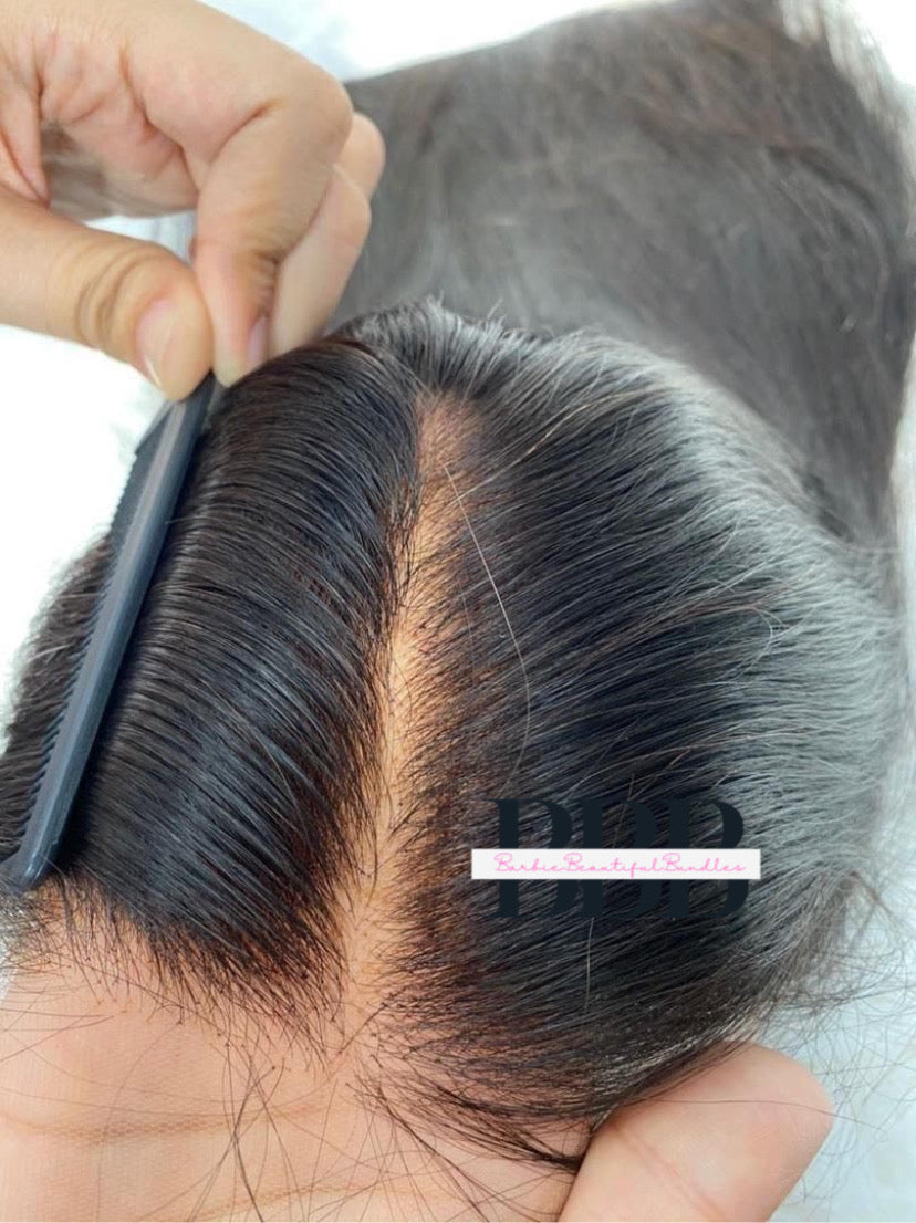 13x6 Straight HD Full Frontal Wig