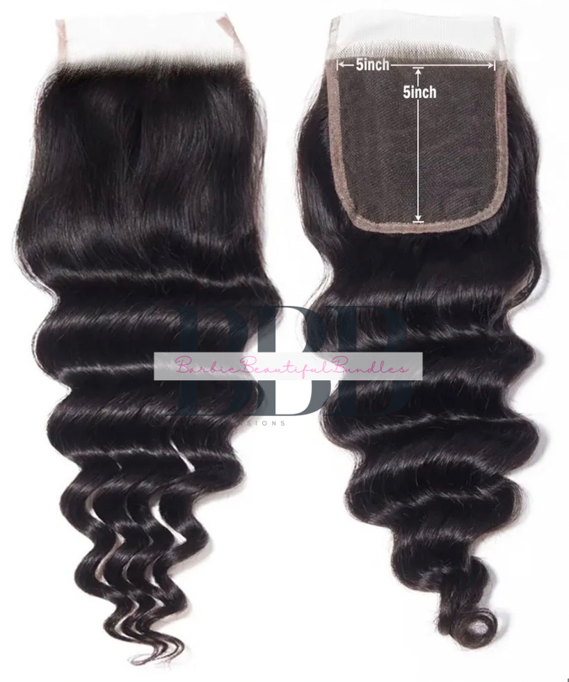 5x5 Natural color HD Closures